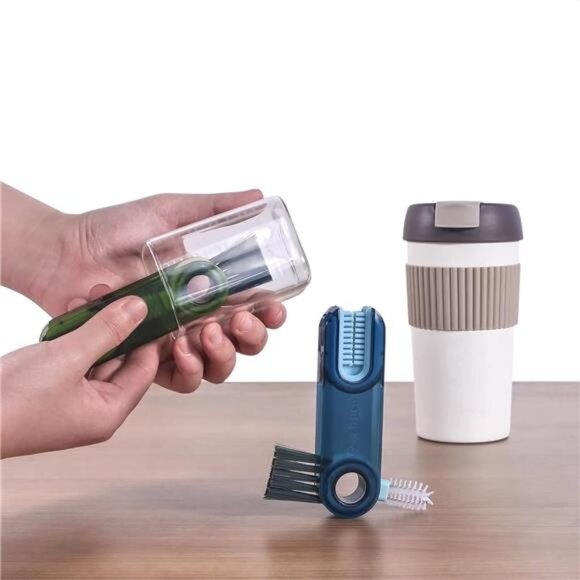 Cup Lid Gap Cleaning Brush Set, Multifunctional Insulation Bottle Cleaning Tools - Picture 6 of 7